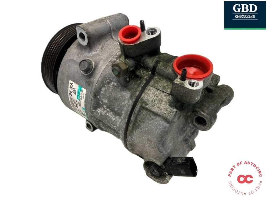 Aircondition kompressor til Škoda Octavia 2009-2013 (Type II, Fase 2) (SANDEN|1K0 820 808 F|1K0 820 859 Q|1K0 820 859 QX)