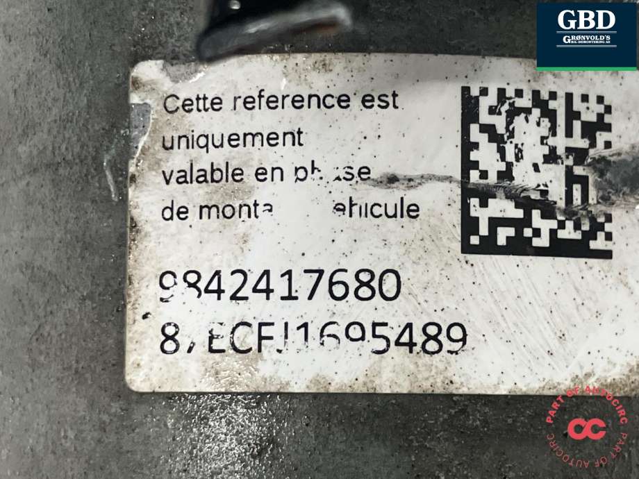 ABS sentral til Citroën ë-C4 2020-->>  (16 828 697 80|16 828 698 80|9842417680| 98 243 112 80)