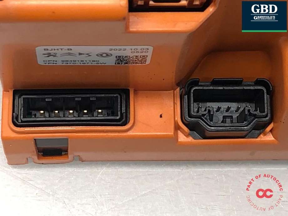 Styreenhet diverse til Citroën ë-C4 2020-->>  (98 491 811 80|7370-1671-5W|)