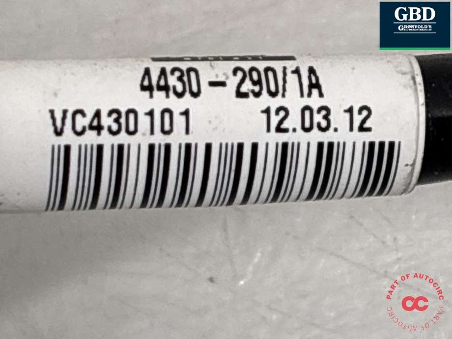 Speil høyre til Toyota Avensis 2009-2015 (Type III, Fase 1)  (8790805410C0|4430-290/1A|)