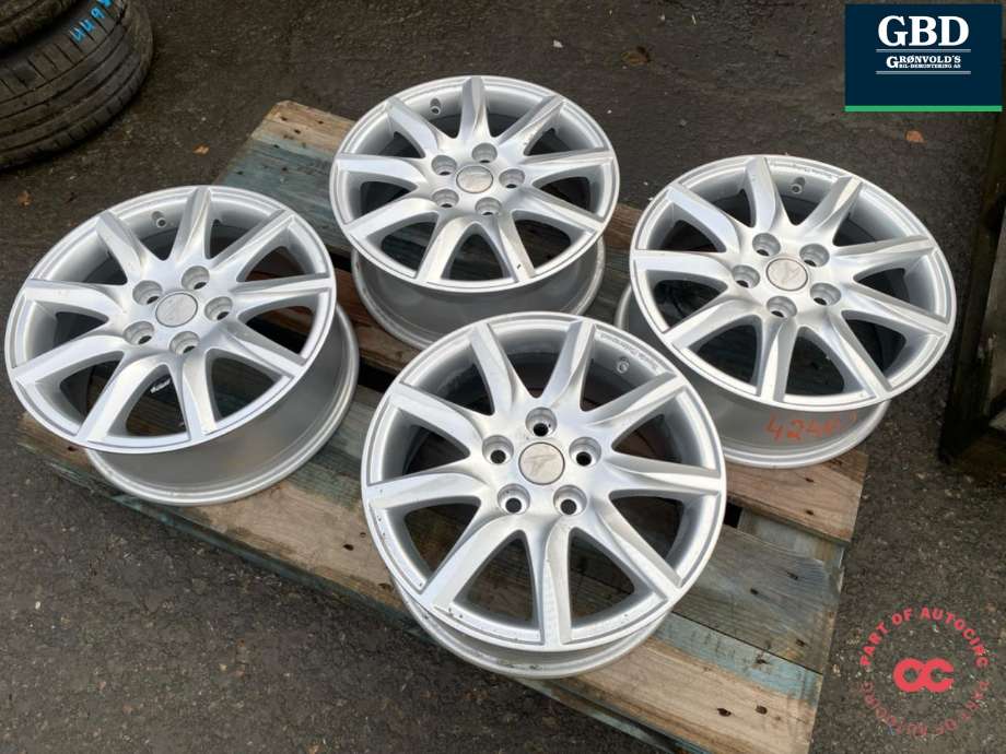 Felgsett aluminium til Toyota Corolla, 2007-2013  (TOYOTA|6|5JX16)