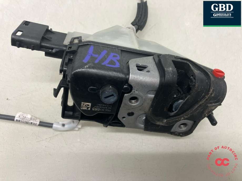 Låsekasse høyre bak til Peugeot e-2008 2019-->>  (98 444 434 80|98 305 593 80|)