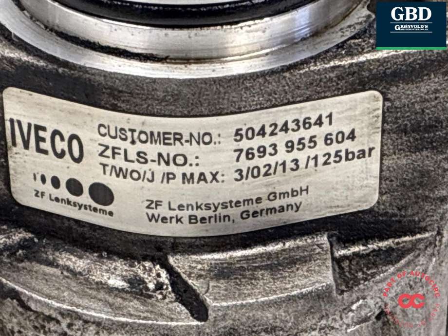 Servo pumpe mekanisk til Iveco Daily 2014-->> (Type VI) (504243641|7693 955 604|)