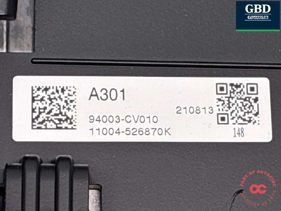 Multimedia display (MCU - Media Controller Unit) til Kia EV6 2021-->> (94003CV010|)