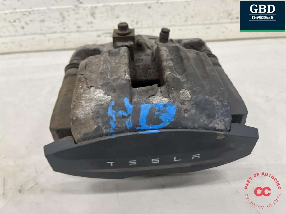 Bremsecaliper høyre bak, elektrisk til Tesla Model X 2016-->> (1021250-00-C|1021250-00-D | 1021250-00-E |1021250-00-F|1021250-00-G | 1021250-50-D)
