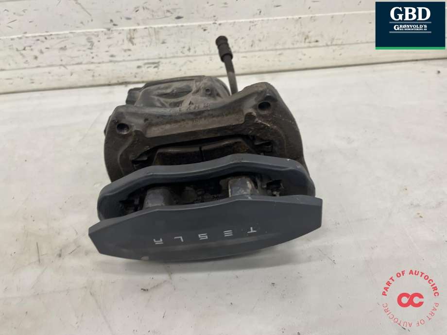 Bremsecaliper høyre bak, elektrisk til Tesla Model X 2016-->> (1021250-00-C|1021250-00-D | 1021250-00-E |1021250-00-F|1021250-00-G | 1021250-50-D)