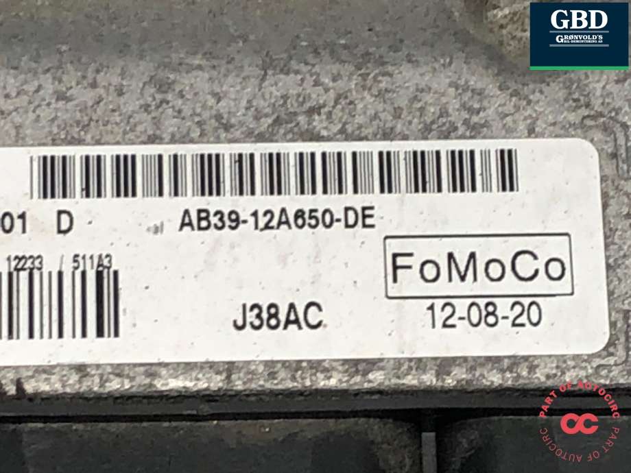 Styreenhet motor til Ford Ranger 2012-2015  (5242932|AU7Q-12A650-PC|AB39-12A650-DE)