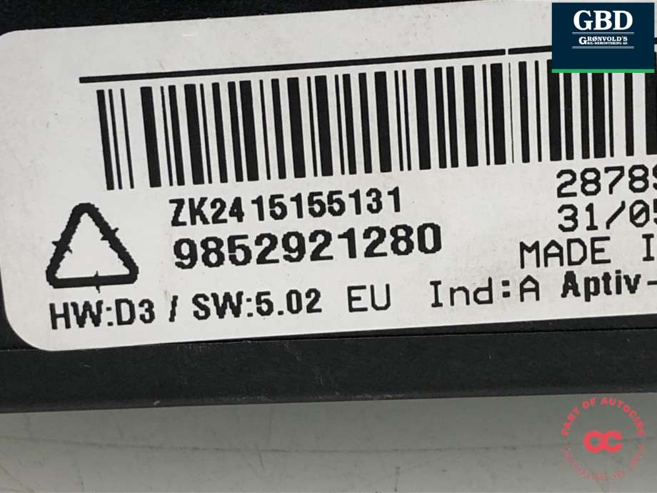 Styreenhet diverse til Opel Astra L 2022-->>  (9852921280|)