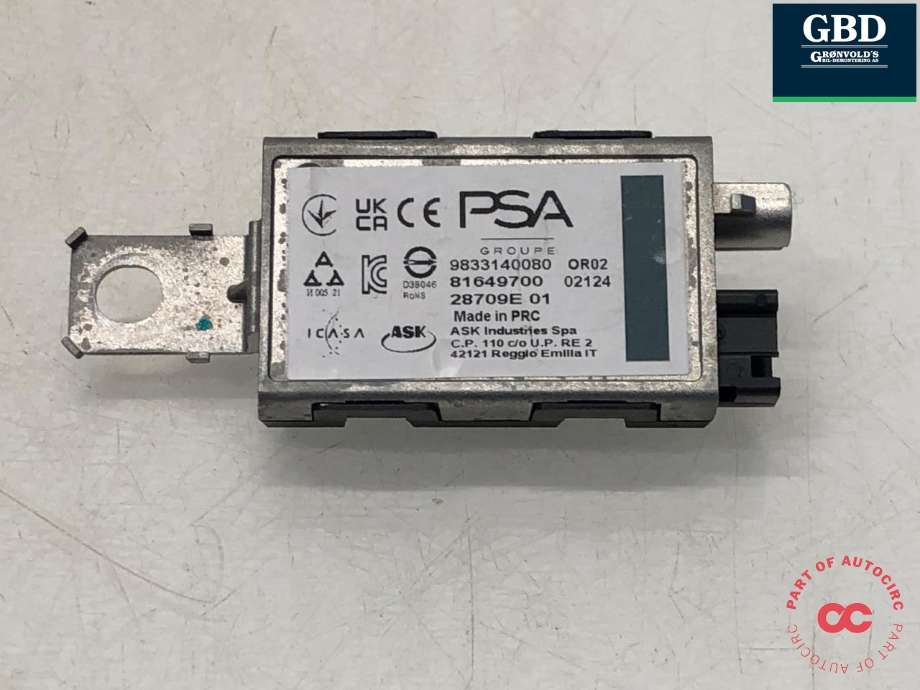 Styreenhet antenne til Opel Astra L 2022-->> (9833140080|)