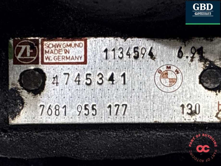 Servo pumpe mekanisk til BMW 5-Serie 1988-1996 (E34) (E34) (32 41 1 133 158|4745341|7681 955 177)