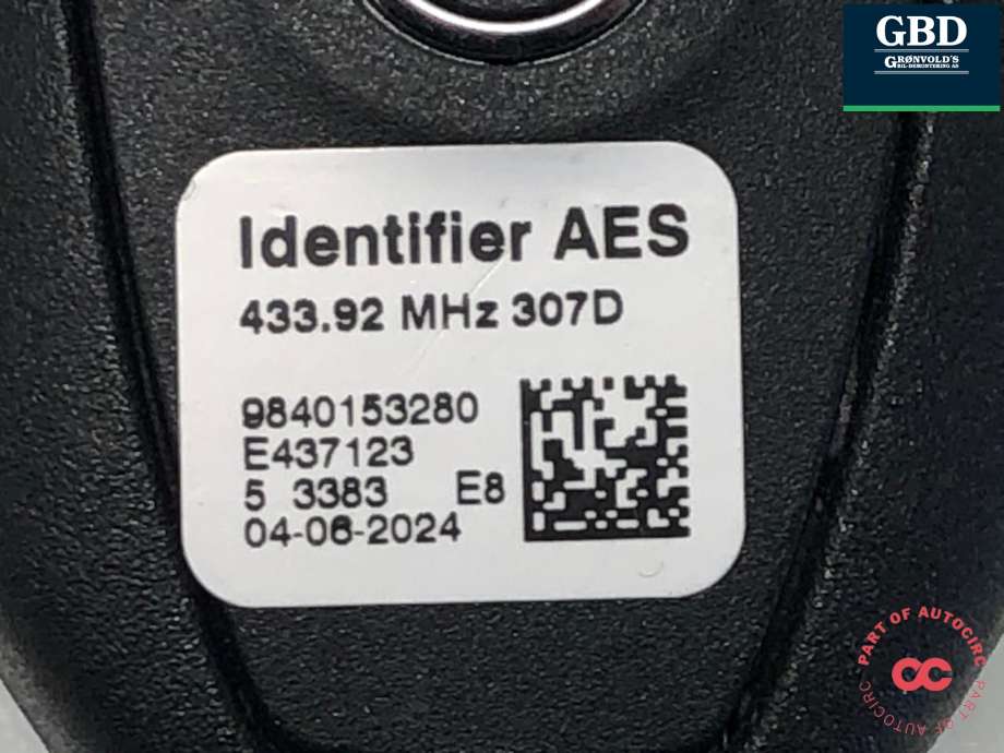 Nøkkel til Opel Astra L 2022-->>  (9840153280|)