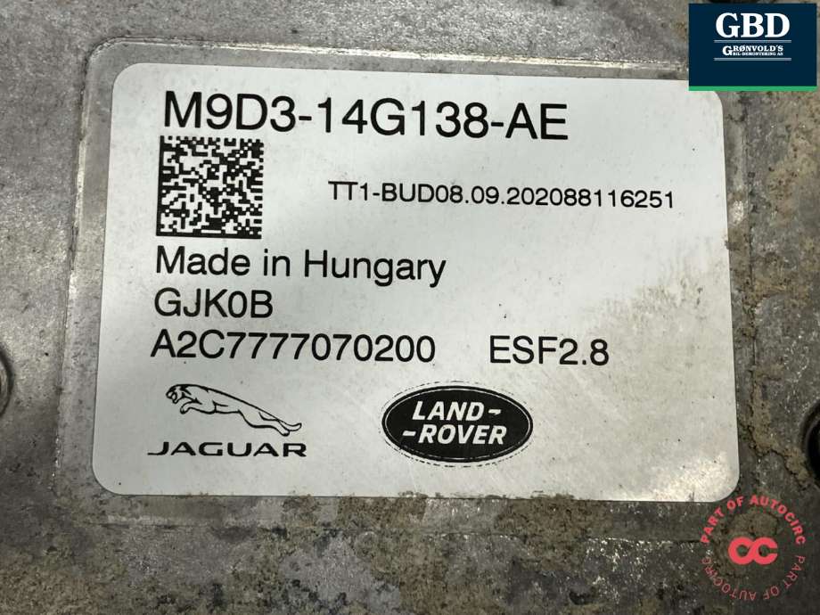 Inverter elbil til Jaguar I-PACE 2018-->> (433123463|M9D314G138AK|T4K16154| M9D314G138AE)