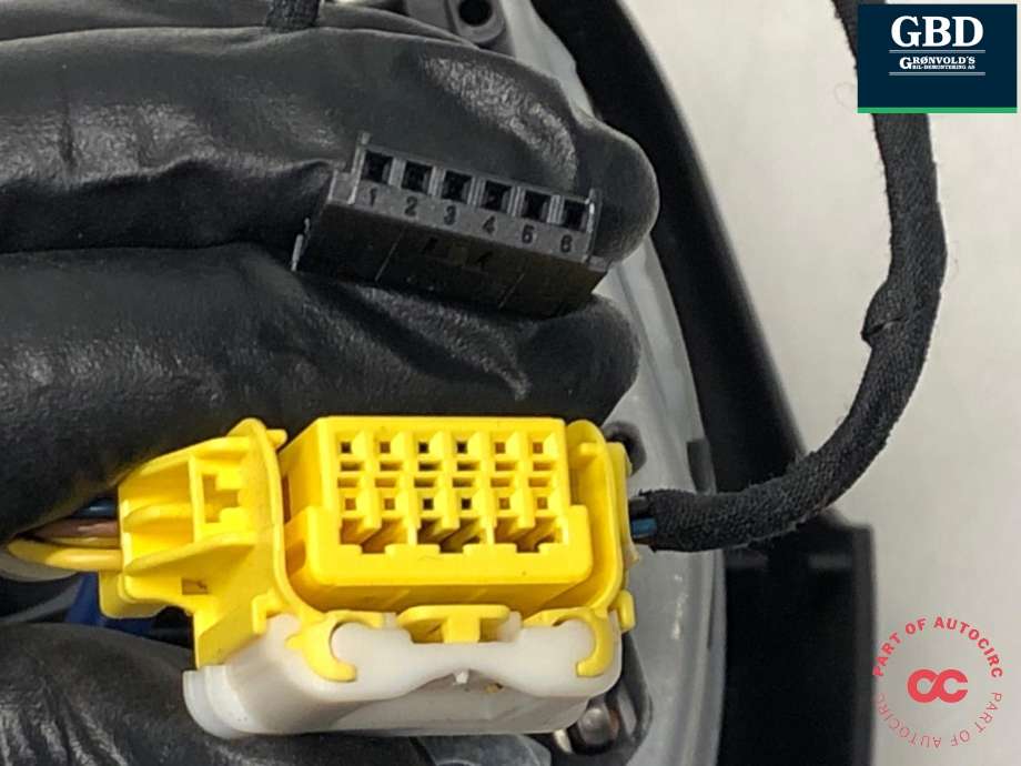 Airbag rattpute til Škoda Superb 2008-2015 (Type II)  (1Z0 880 201 AK|1Z0 880 201 AK TDZ|  62218051A|1Z0 880 201 AS TDZ)