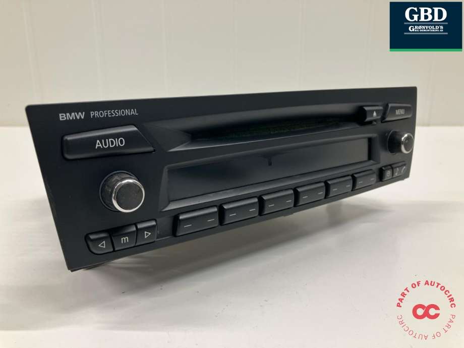 Bilstereo til BMW 1-Serie 2004-2011 (E81/E82/E87/E88) (E81/E82/E87/E88) (65 12 9 343 201|65 12 9 189 200|65 12-9 205 962)