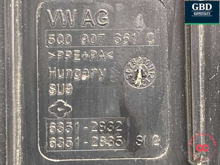 Sikringsboks motorrom til VW Golf VII 2012-2017 (Fase 1)  (5Q0 907 361 A|5Q0 907 361 C|)
