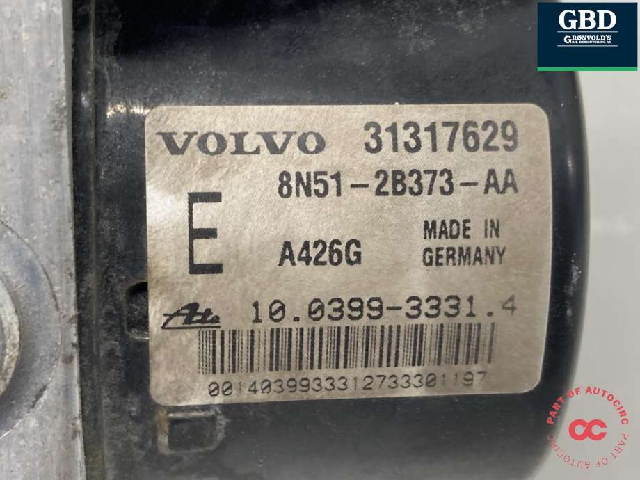 ABS sentral til Volvo C30 2006-2009 (Fase 1) (30793527|31317629|)