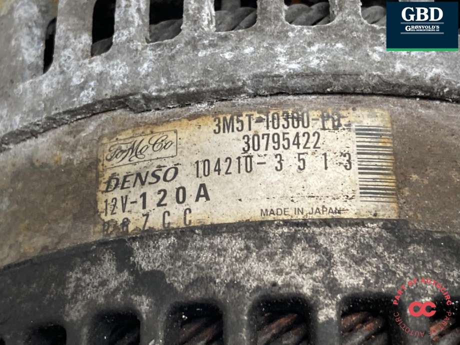 Dynamo diesel til Volvo C30 2006-2009 (Fase 1)  (36050997|30795422|)