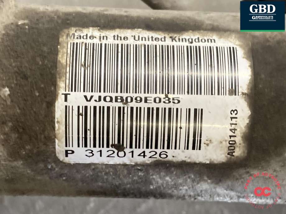 Tannstang til Volvo C30 2006-2009 (Fase 1) (36001241|31201426|)