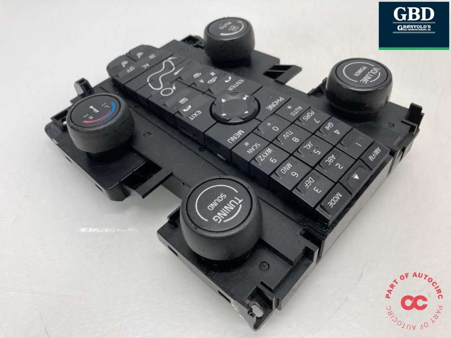 Varmeapparat betjening til Volvo C30 2006-2009 (Fase 1)  (30782567|30739250|)