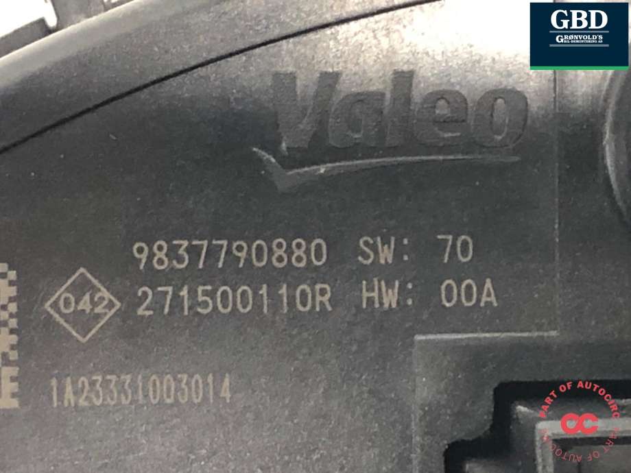 Varmeapparat motstand til Opel Astra L 2022-->> (98 376 095 80|9837790880|)