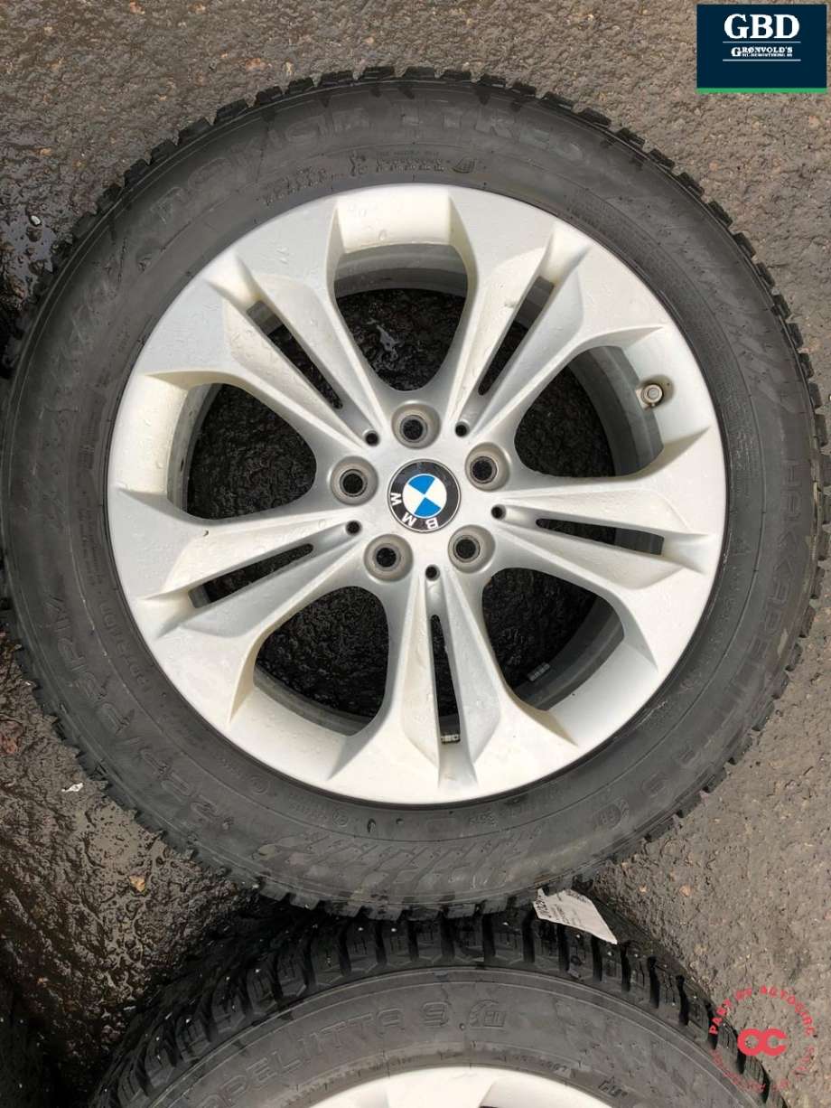 Hjulsett aluminium vinter til BMW X1 2015-2022 (F48) (F48) (NOKIAN|HAKKA 9 | UTEN PIGG | 225-55-17 | 97 T | PROD 3619|7|5 J X 17 | ET 52|4|6 MM)