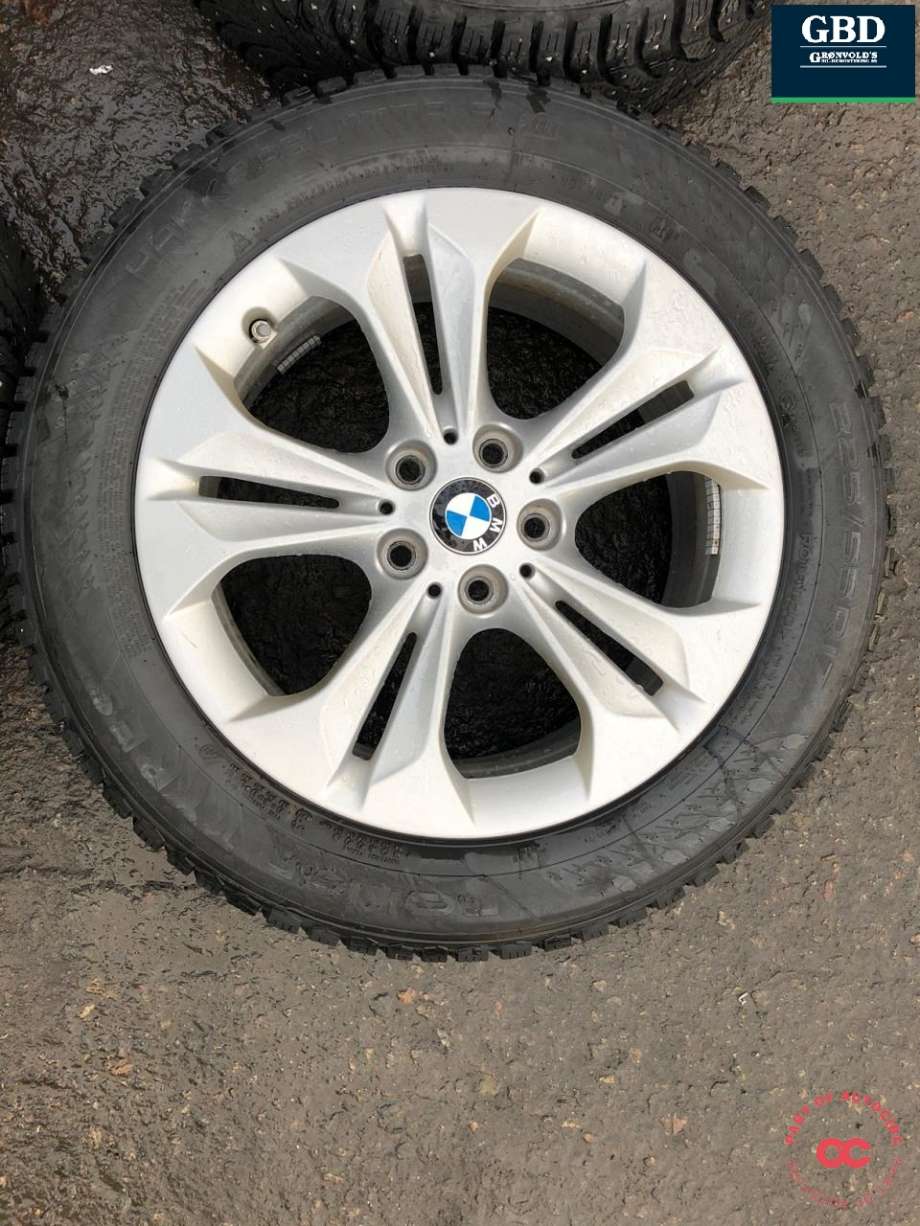 Hjulsett aluminium vinter til BMW X1 2015-2022 (F48) (F48) (NOKIAN|HAKKA 9 | UTEN PIGG | 225-55-17 | 97 T | PROD 3619|7|5 J X 17 | ET 52|4|6 MM)