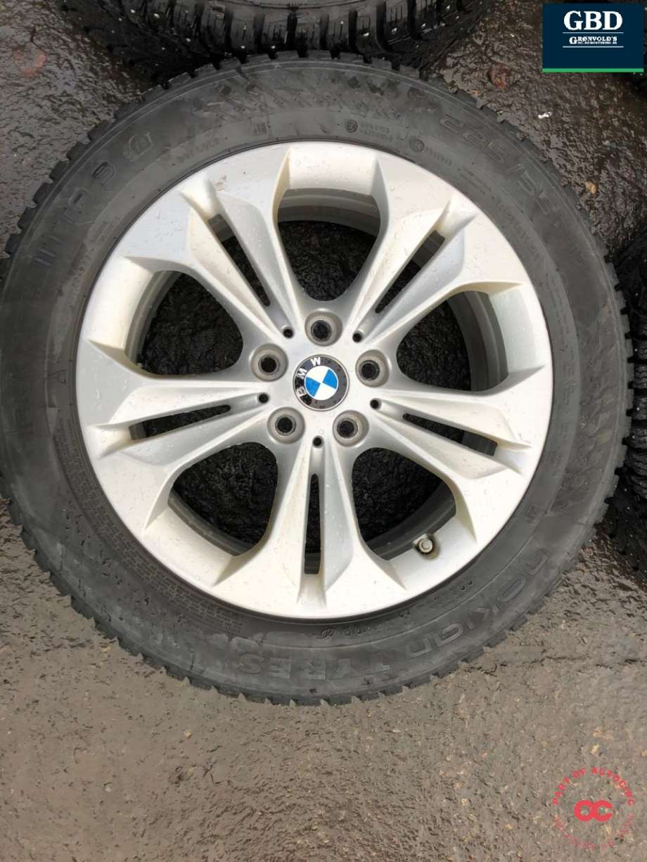 Hjulsett aluminium vinter til BMW X1 2015-2022 (F48) (F48) (NOKIAN|HAKKA 9 | UTEN PIGG | 225-55-17 | 97 T | PROD 3619|7|5 J X 17 | ET 52|4|6 MM)