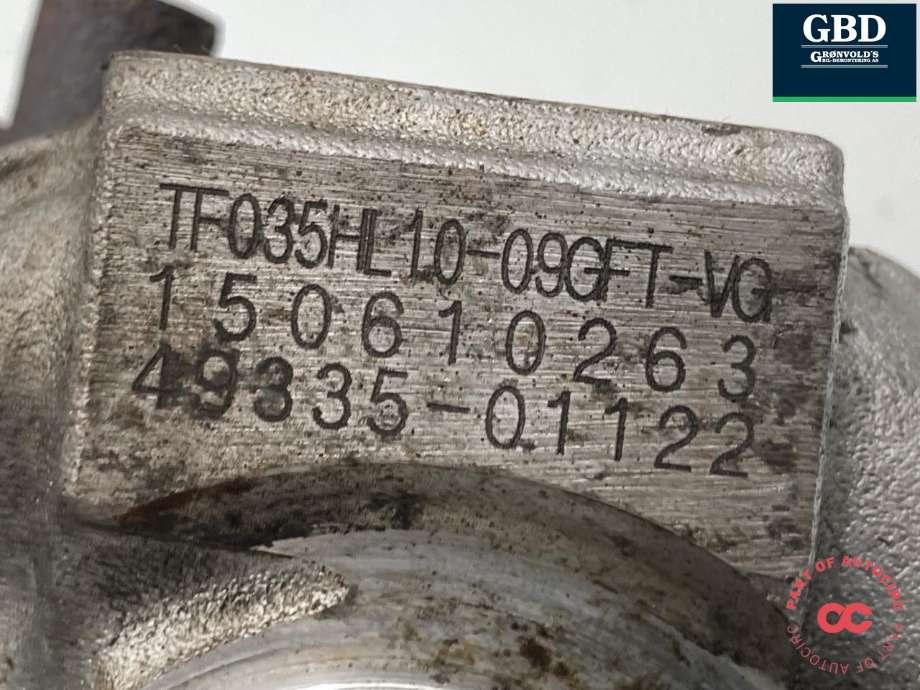 Turbo til Mitsubishi Outlander 2015-->> (Type III, Fase 2)  (1515A238|1515A238|)