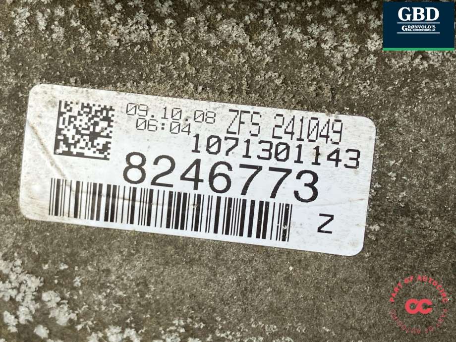 Girkasse automat til BMW 3-Serie 2005-2011 (E90/E91/E92/E93) (E90/E91/E92/E93) (24 00 7 630 955|8246773|  1071301143|1071 032 139W8R)