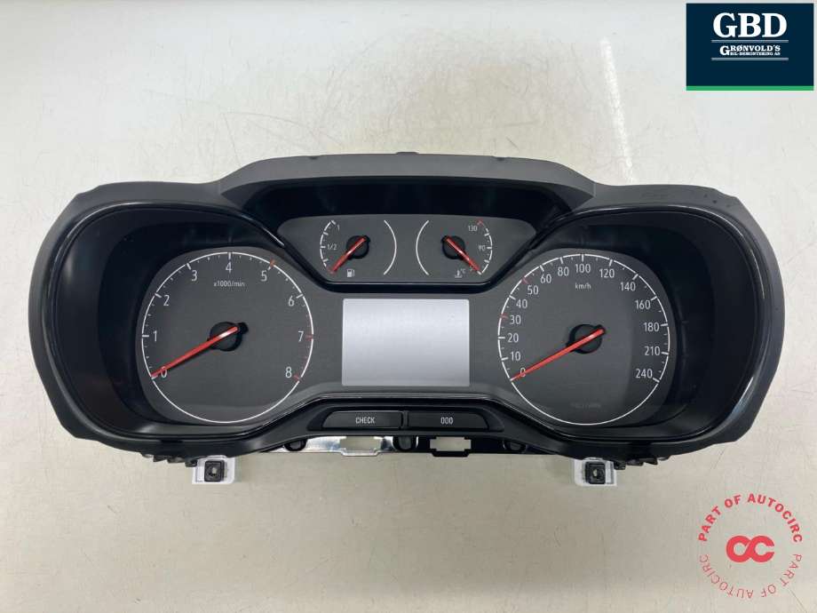 Instrumentpanel til Opel Combo E 2019-->>  (98 421 207 80|984212078000)