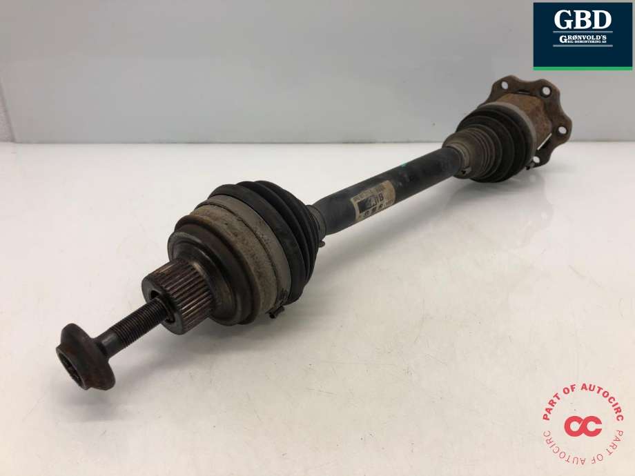 Drivaksel venstre foran, diesel/manuell til Audi Q5 2008-2012 (Type I, Fase 1)  (8R0 407 271 B|8R0 407 271 BX|)