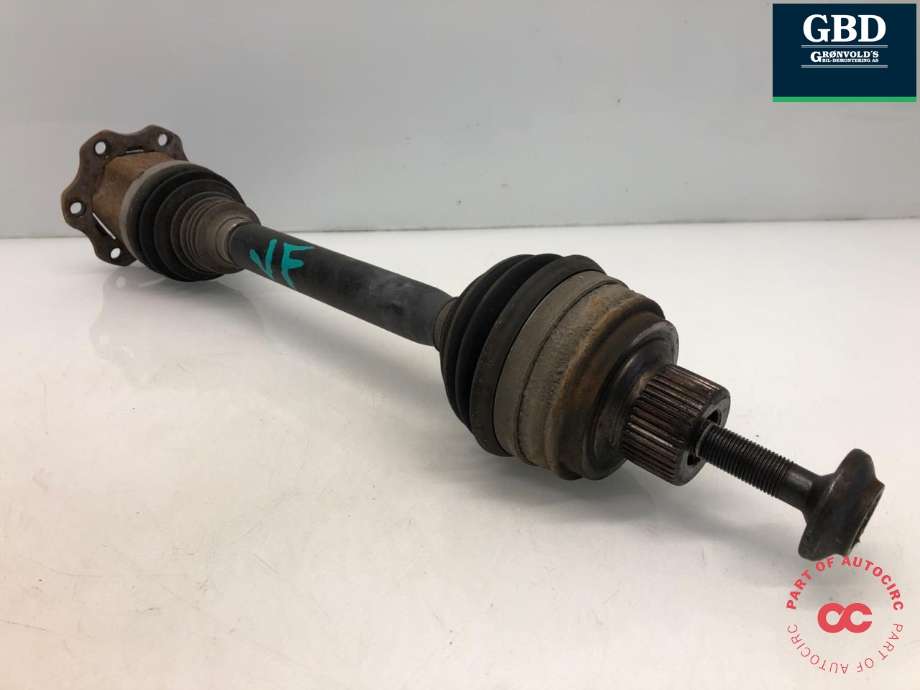Drivaksel venstre foran, diesel/manuell til Audi Q5 2008-2012 (Type I, Fase 1)  (8R0 407 271 B|8R0 407 271 BX|)