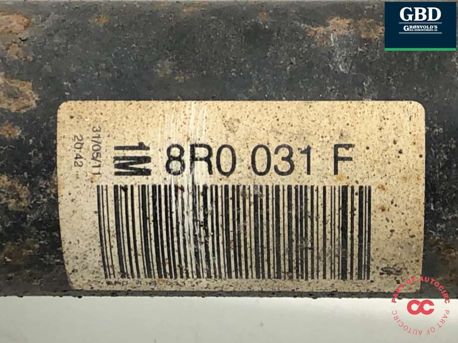 Fjærbein høyre foran til Audi Q5 2008-2012 (Type I, Fase 1)  (8R0 413 031 F|8R0 031 F|)