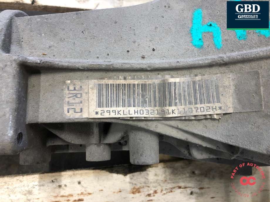 Kardang klokke bak til Audi Q5 2008-2012 (Type I, Fase 1)  (0BC 500 043 M|)