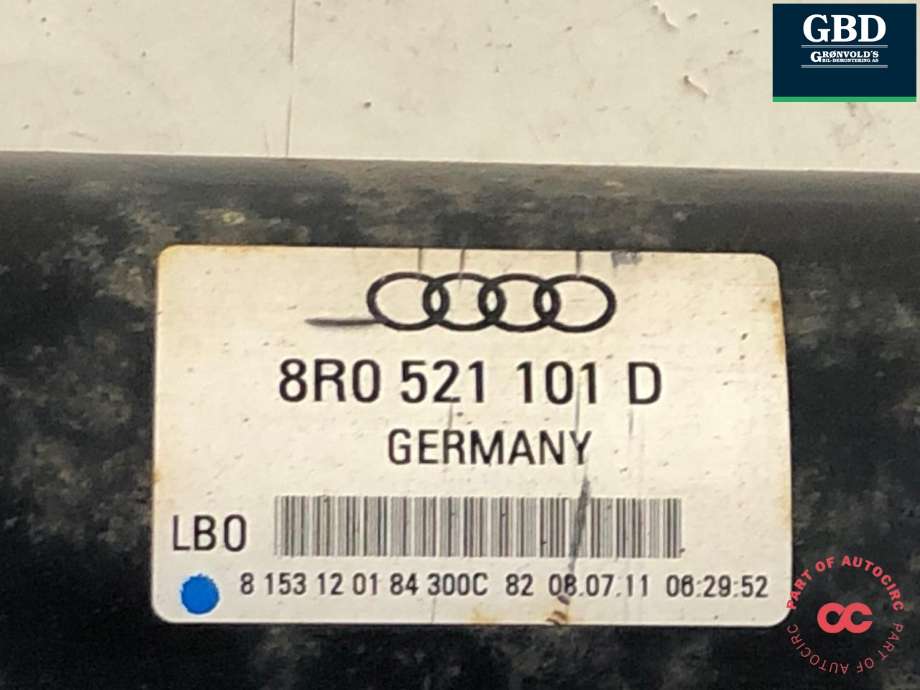 Mellomaksel til Audi Q5 2008-2012 (Type I, Fase 1) (8R0 521 101 N|8R0 521 101 D|)