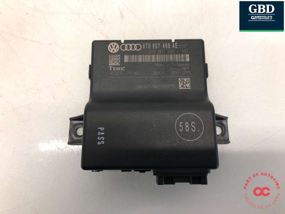 Styreenhet diverse til Audi Q5 2008-2012 (Type I, Fase 1) (8T0 907 468 AJ|8T0 907 468 AE|)