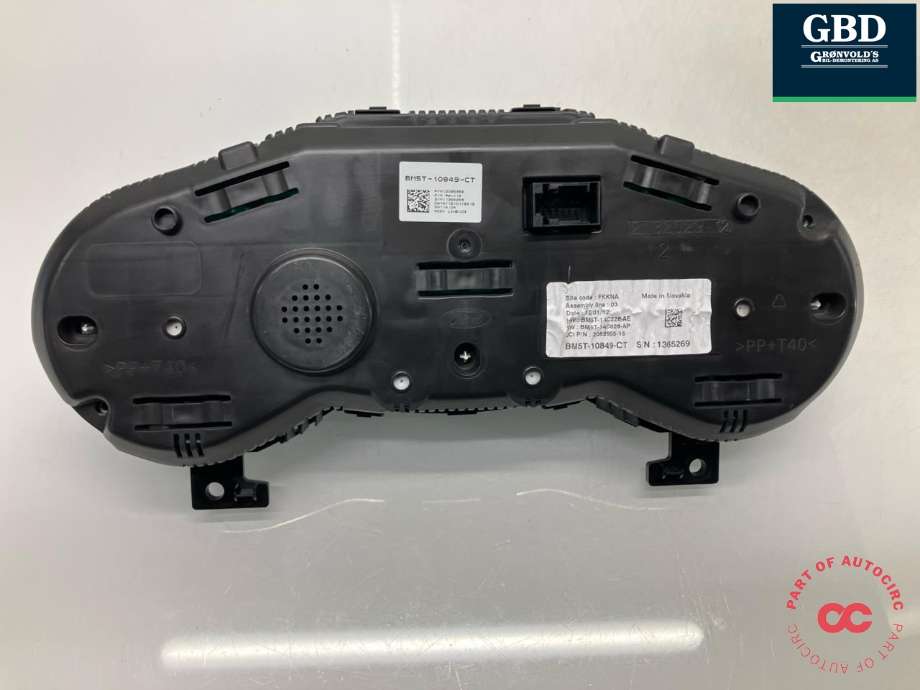 Instrumentpanel til Ford Focus 2011-2014 (Type III, Fase 1)  (1879756|BM5T-10849-BCH|BM5T-10849-CT)
