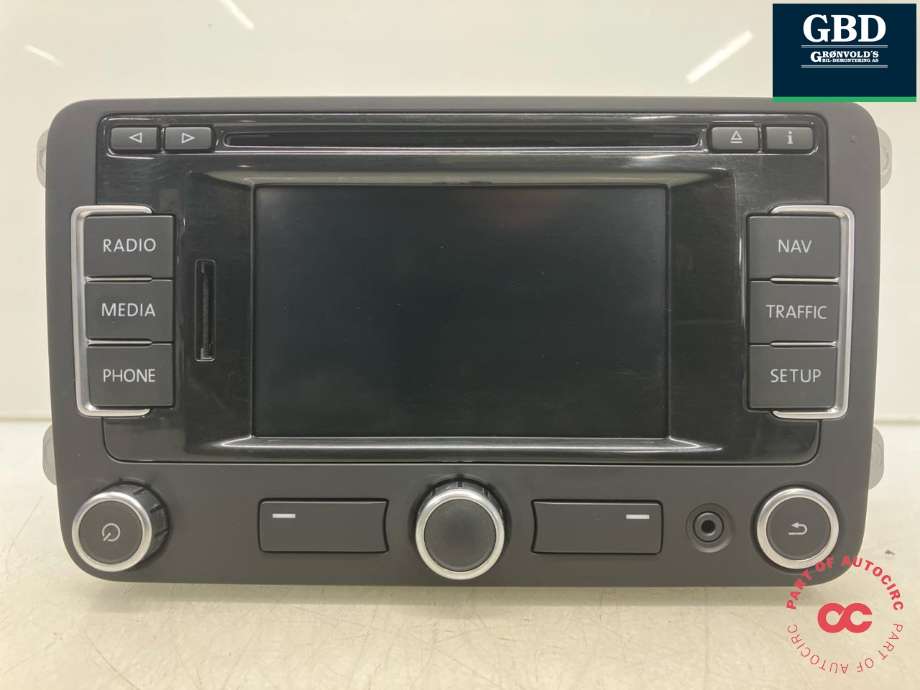 Bilstereo navigasjon til VW Amarok 2010-2016 (Type I, Fase 1)  (3C8 035 279 A|3C8 035 279 AX|3C0 035 279 N)