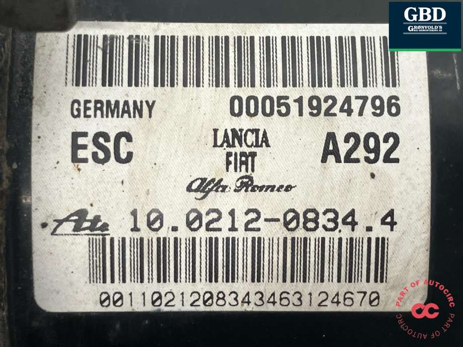 ABS sentral til Opel Combo D 2012-2018  (95517800|00051924796|)