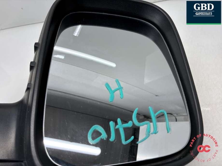 Speil høyre til VW Transporter / Caravelle 2003-2009 (Fase 1) (T5) (T5) (7H1 857 508 P|7H1 857 508 P  9B9|7H1 857 508 AB 9B9)