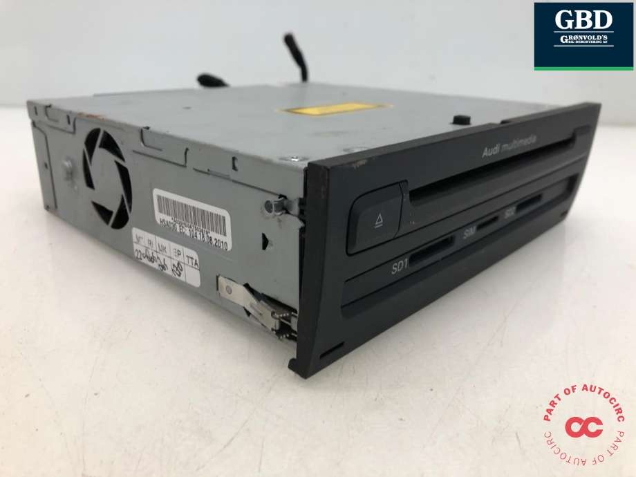 Bilstereo navigasjon til Audi A8 2010-2013 (Type III, Fase 1)  (4H0 035 670 CX|4H0 035 670 C|)