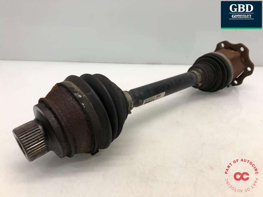 Drivaksel venstre foran, diesel/automat til Audi A8 2010-2013 (Type III, Fase 1) (4G0 407 271 F|8R0 407 271 C|)