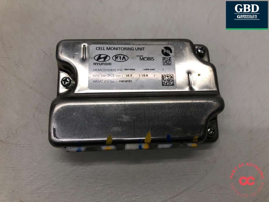 Styreenhet batteri elbil (BMS - Battery Management System) til Hyundai Ioniq Electric, 2016-2019 (Fase 1)  (375A1G7 000)