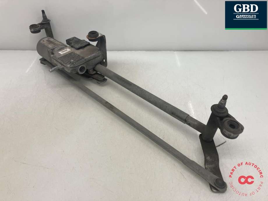 Viskermotor frontrute komplett m/overføring til VW Tiguan 2007-2011 (Type I, Fase 1) (VALEO|5N1 955 023 F|5N1 955 119|405.139)