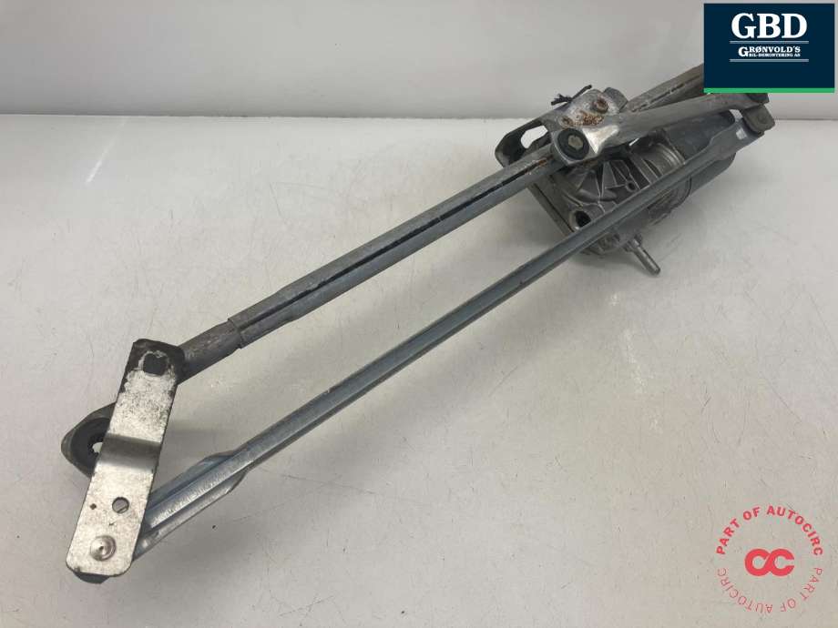 Viskermotor frontrute komplett m/overføring til VW Tiguan 2007-2011 (Type I, Fase 1) (VALEO|5N1 955 023 F|5N1 955 119|405.139)