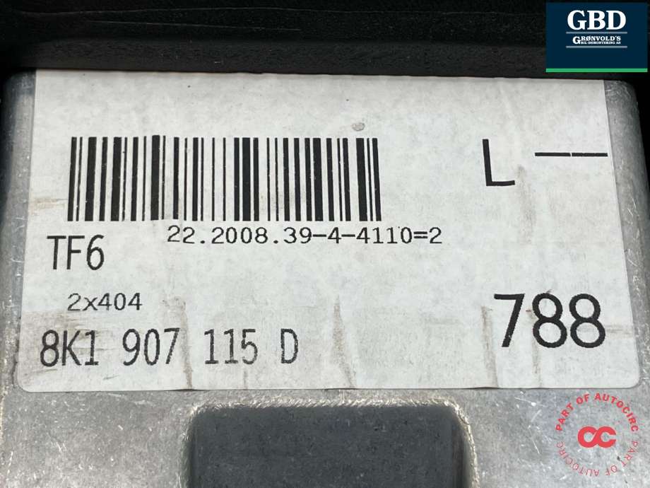 Styreenhet motor til Audi A4 2007-2014 (Type IV) (B8) (B8) (8K1 907 115 M|8K1 907 115 D|)