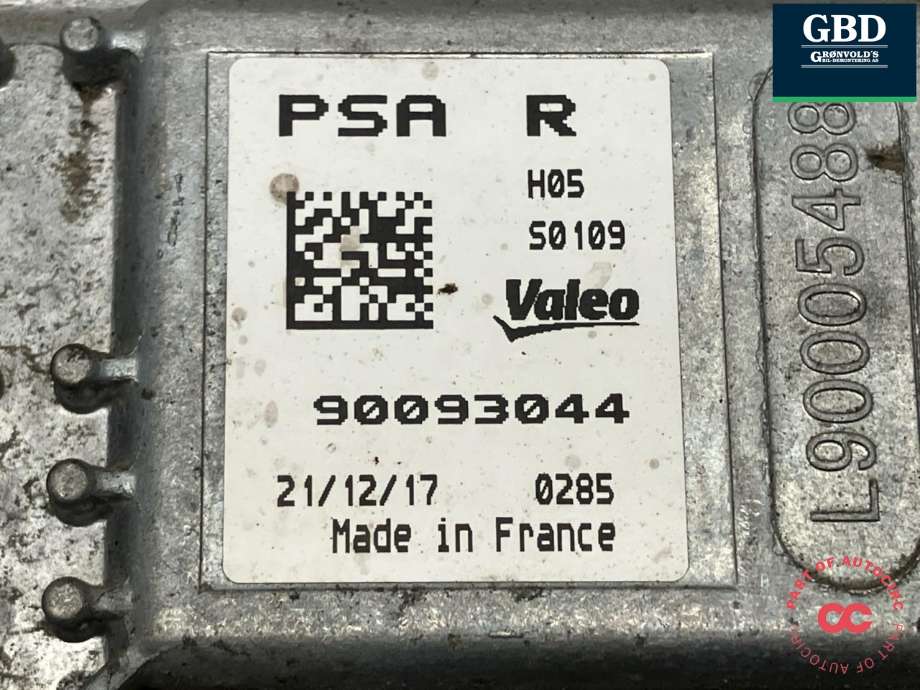 Styreenhet LED til Peugeot 3008 2016-->> (Type II)  (16 168 792 80|90093044|)