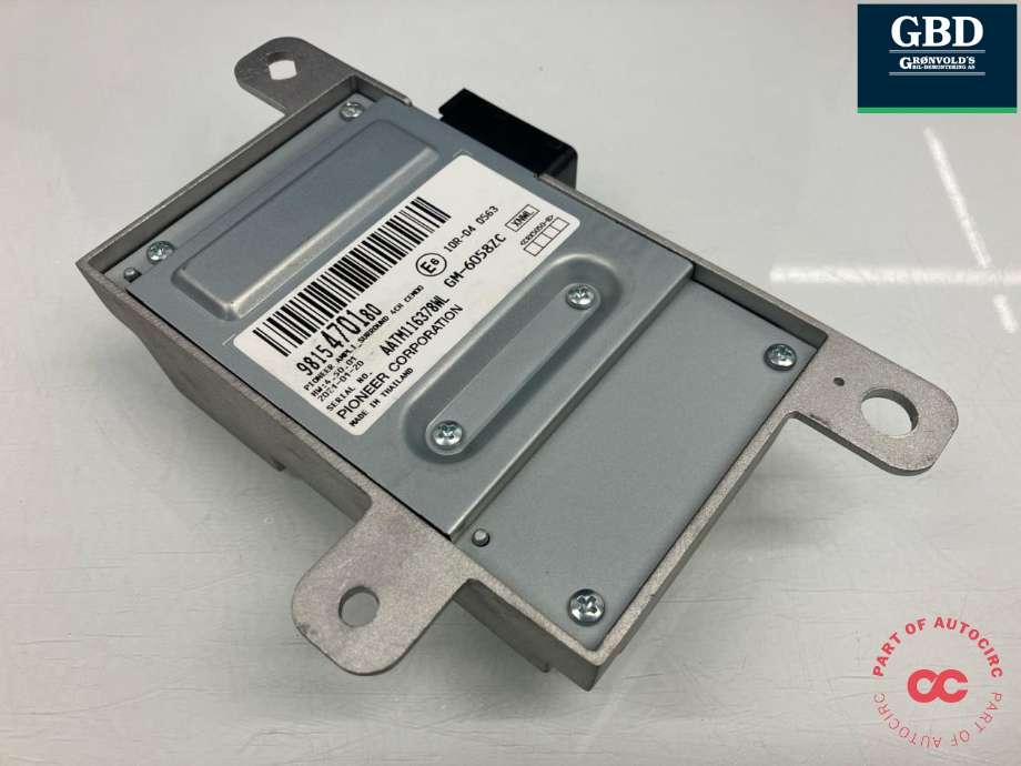 Bilstereo forsterker til Citroën ë-C4 2020-->> (PIONEER|98 154 701 80|GM-6058ZC|)