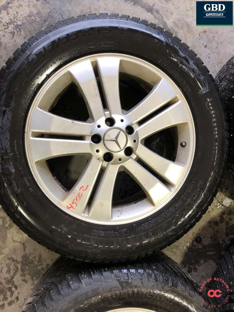 Hjulsett aluminium vinter til Mercedes GL 2006-2012 (X164) (X164) (CONTINENTAL|ICECONTACT 3 | MED PIGG | 275-55-19 | 111 T | PROD 1221|8|5 J X 19 | ET 56|4.1 MM)