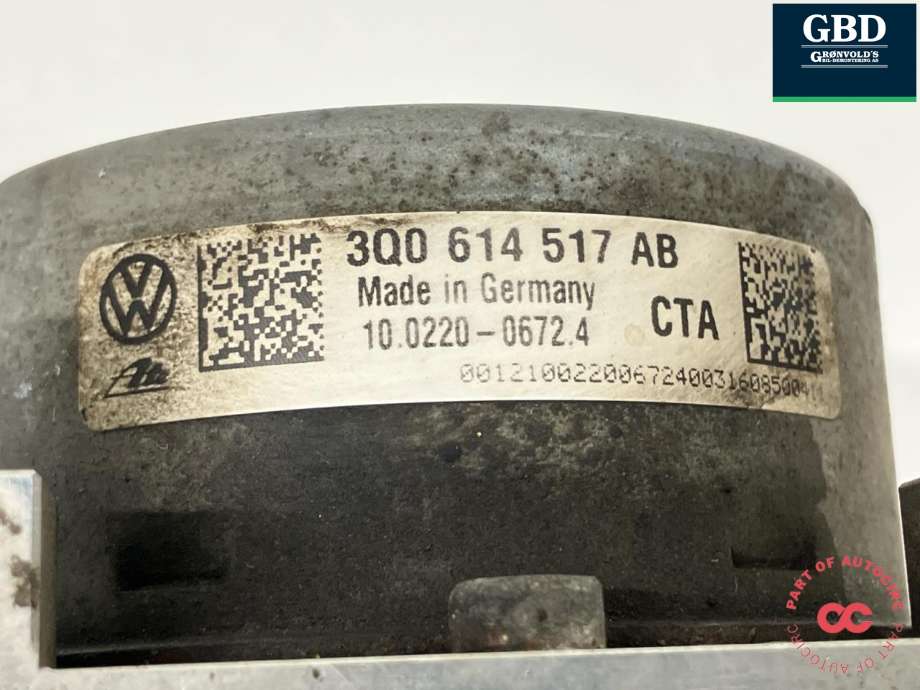 ABS sentral til VW Touran 2015-2021 (Type II) (3Q0 614 517 AB|3Q0 614 517 AB BEF|)